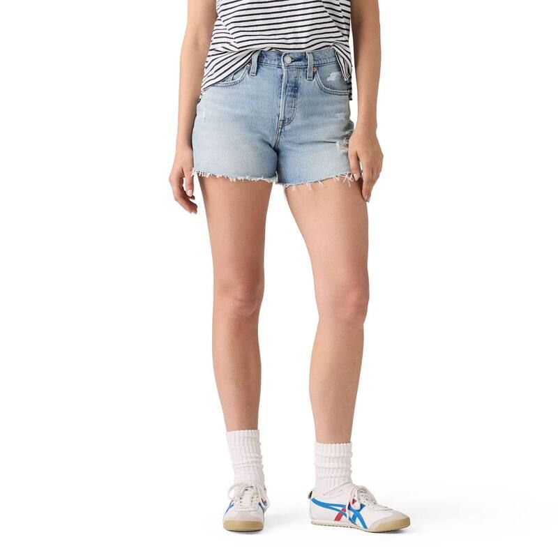 リーバイス レディース ボトムス ハーフパンツ・ショーツ ショートパンツ デニム Womens Levis 501 Curve Denim Shorts Good Intentions デニム