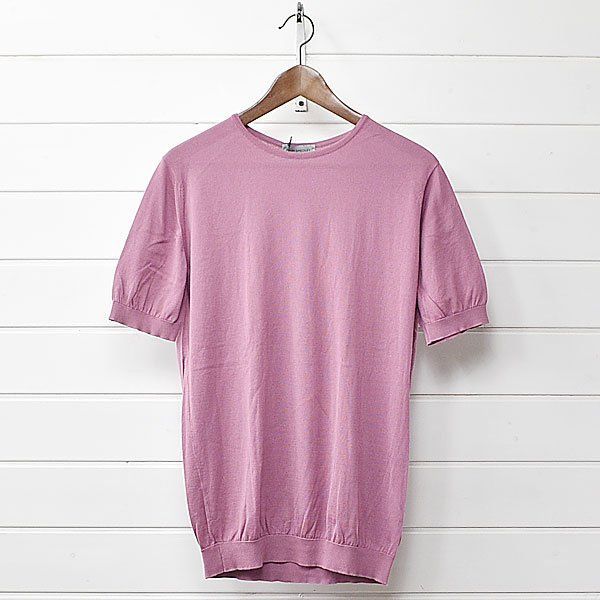 ジョンスメドレー BELDAN Tシャツ M ピンク系 JOHN SMEDLEY｜24f0604