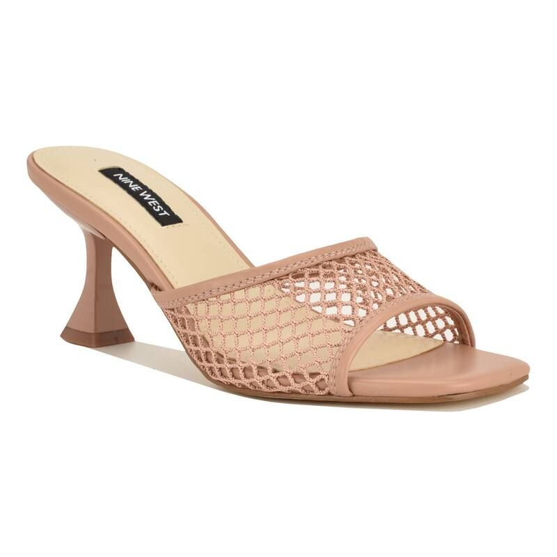 ナインウェスト レディース シューズ パンプス サンダル Nine West Cabana Womensquare Toe SlipOn Dressandals Light Natural