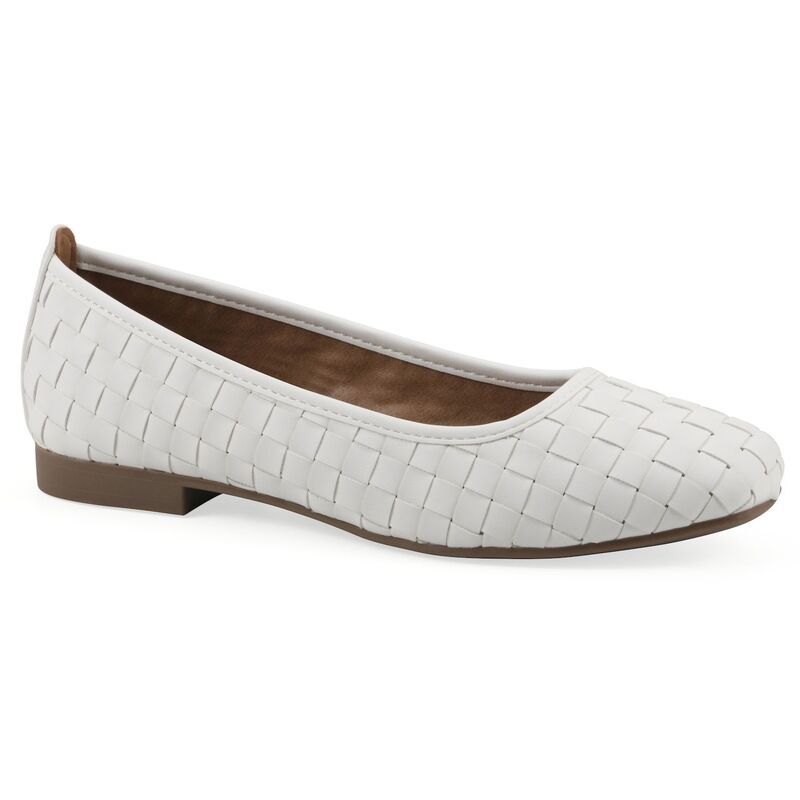 ホワイトマウンテン レディース シューズ サンダル White Mountain Boccie Womens Ballet Flats White Burnished ホワイト