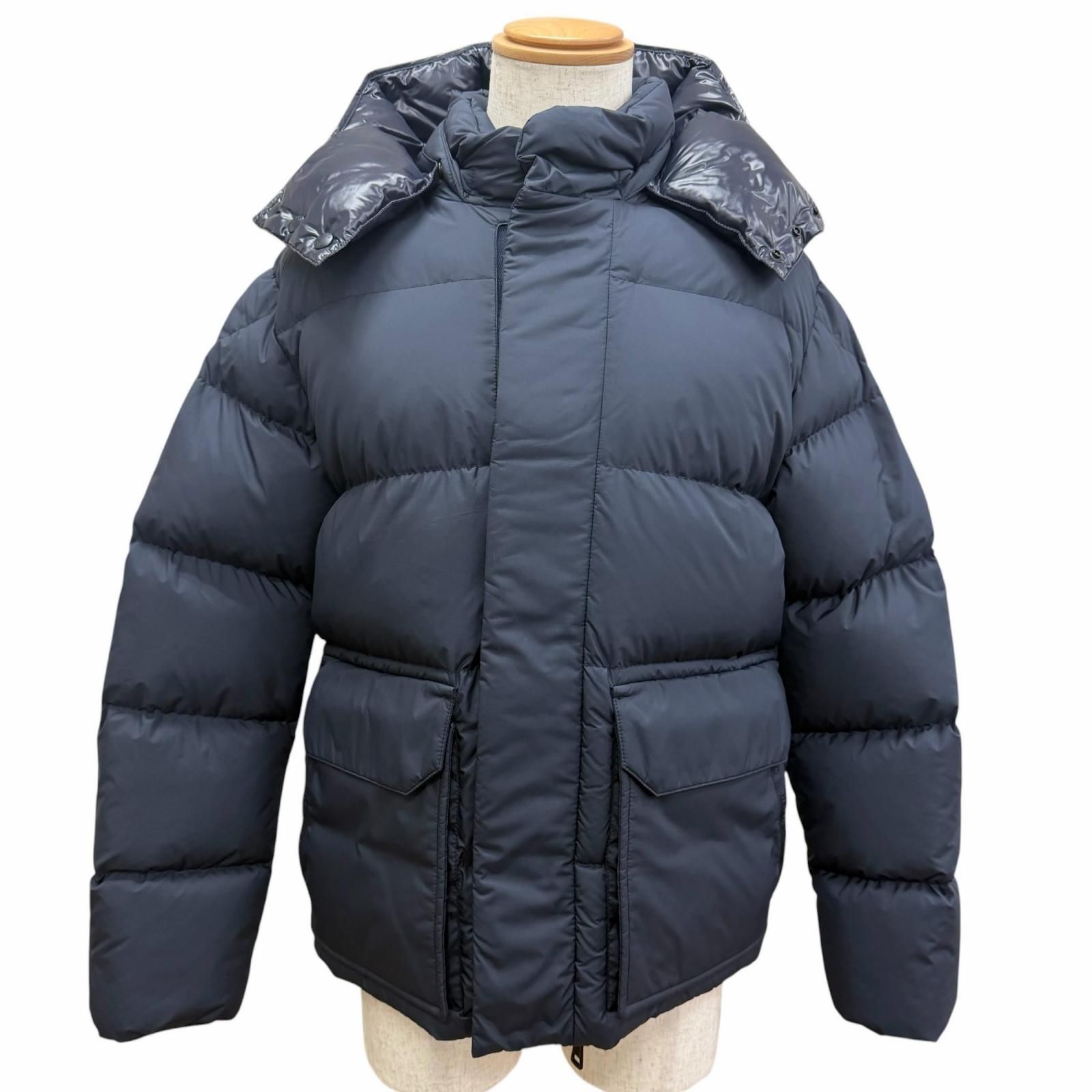 極美品□MONCLER モンクレール GLACIER GIUBBOTTO ロゴワッペン WZIP