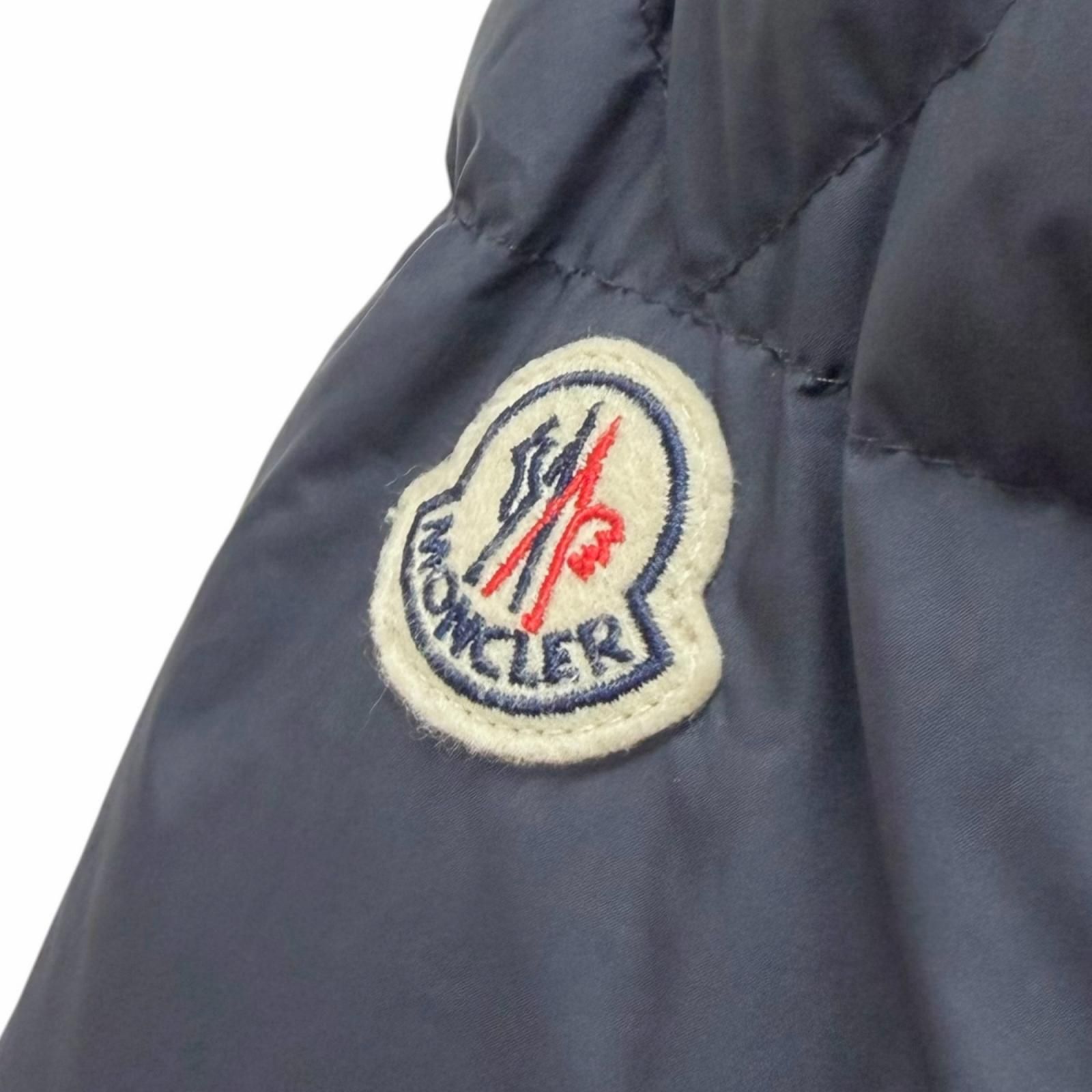 極美品□MONCLER モンクレール GLACIER GIUBBOTTO ロゴワッペン WZIP