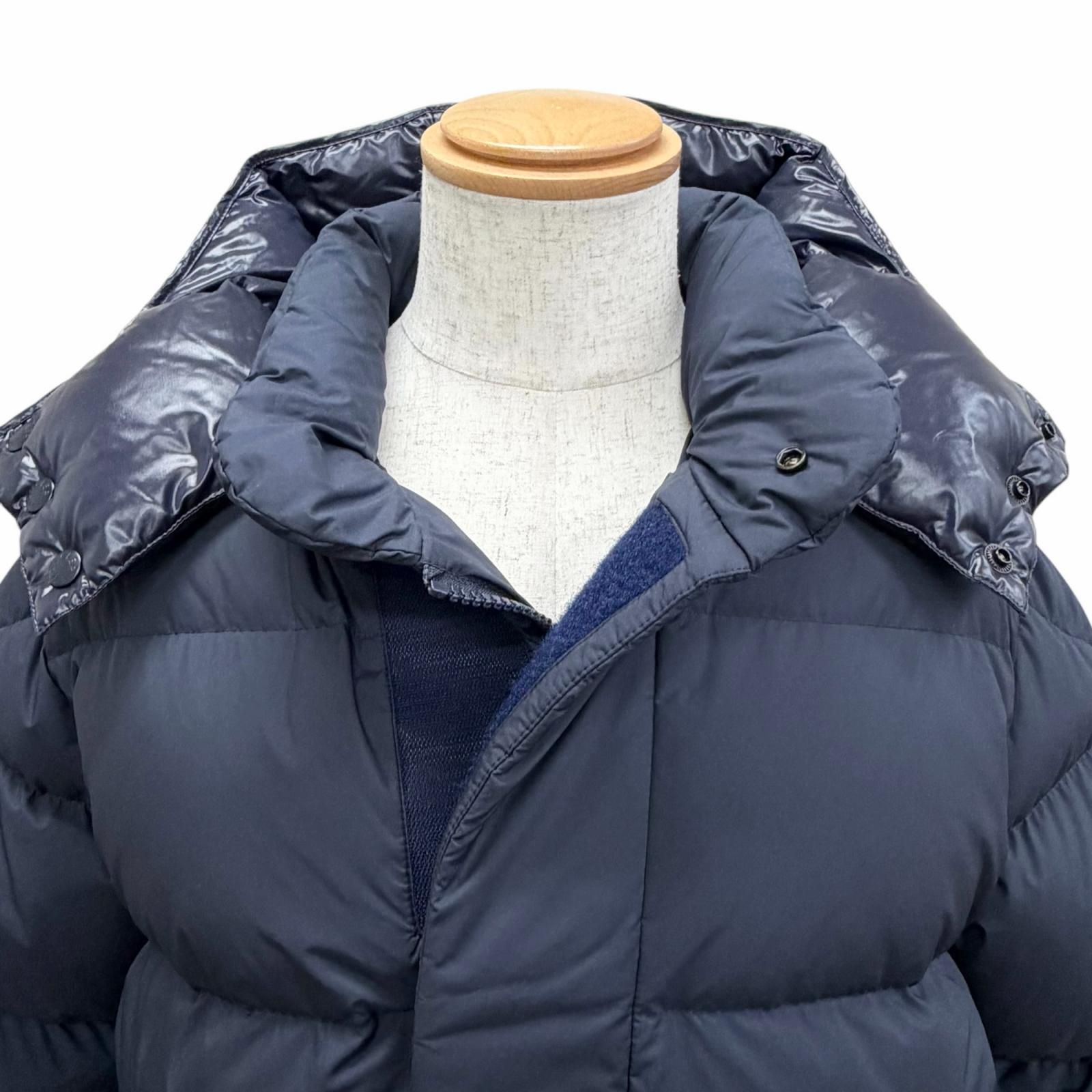 極美品□MONCLER モンクレール GLACIER GIUBBOTTO ロゴワッペン WZIP