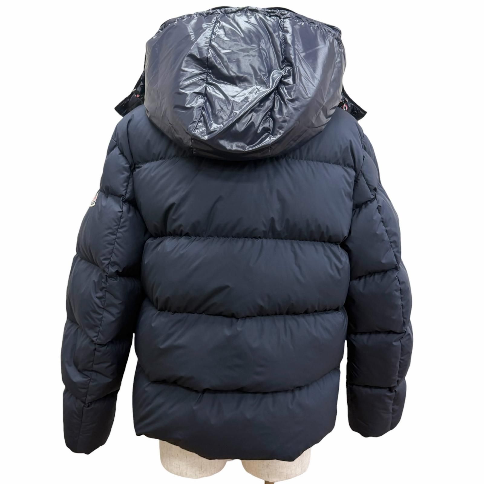 極美品□MONCLER モンクレール GLACIER GIUBBOTTO ロゴワッペン WZIP