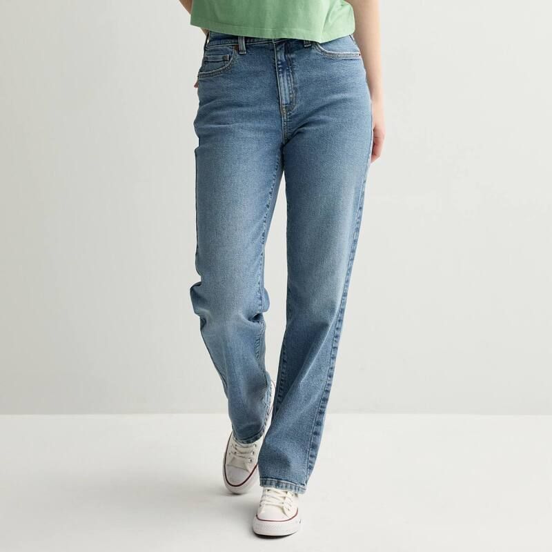 エスオー レディース ボトムス デニムパンツ ジーンズ Juniors SO HighRise 90straight Jeans Vintage Medium