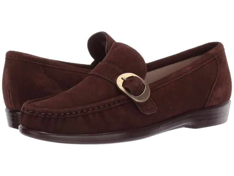 サス レディース シューズ スリッポン・ローファー SAS Lara Comfort Loafer Brown Suede ブラウン