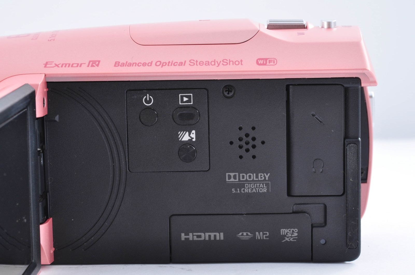 美品 SONY ソニー ビデオカメラ HDR-CX675 ピンクバッテリー付き