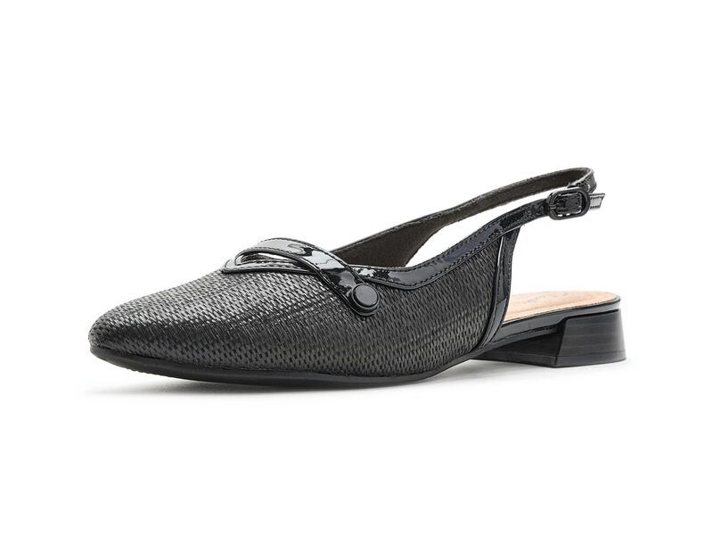 クラークス レディース シューズ サンダル Clarks Natalyn Sling Black Raffia ブラック