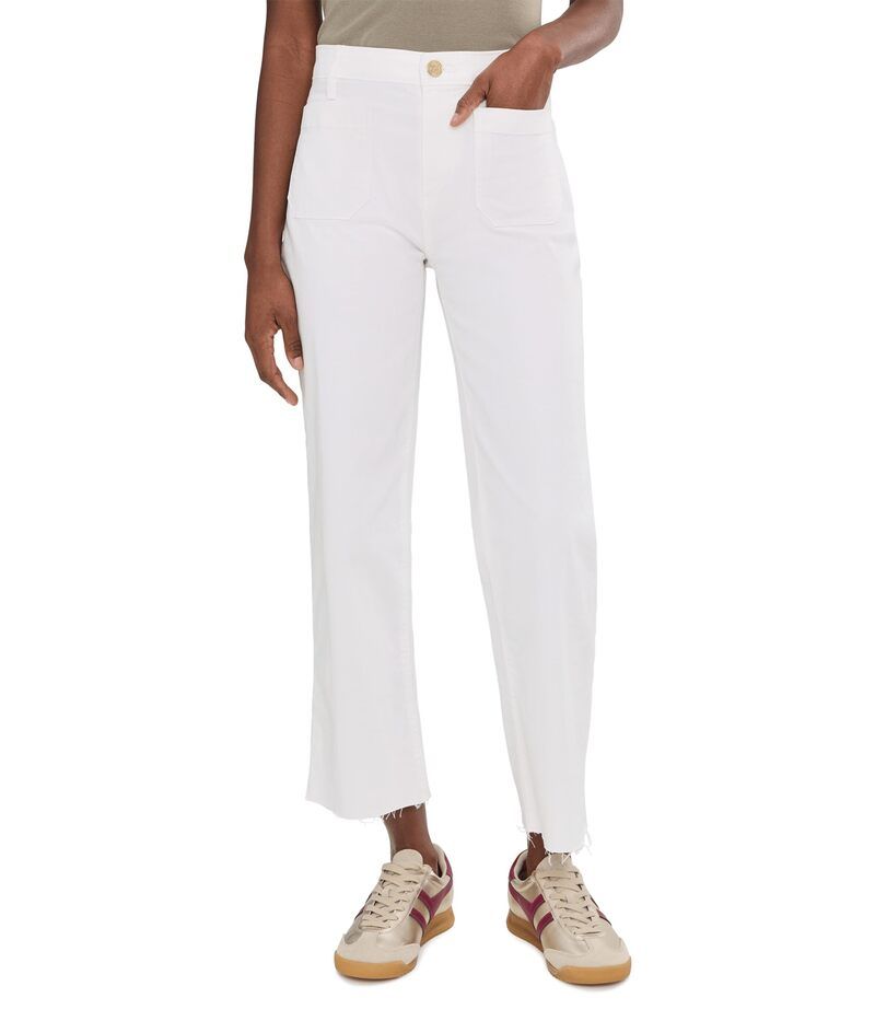 リリーピュリッツァー レディース ボトムス カジュアルパンツ Lilly Pulitzer Harleen HighRise Crop Je Resort White ホワイト