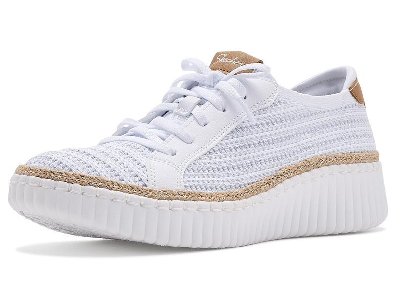 スケッチャーズ レディース シューズ スニーカー SKECHERS Wilshire Blvd Passion Play White Silver ホワイト