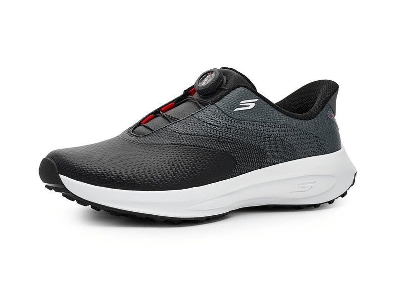 スケッチャーズ メンズ シューズ スニーカー Skechers GOLFlow SI Twist Black Twist Fit ブラック