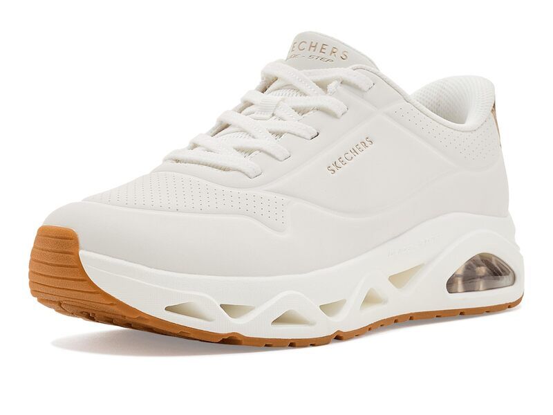 スケッチャーズ レディース シューズ スニーカー SKECHERS Uno GlideStep Glide On Air Hands Free SlipIns White ホワイト