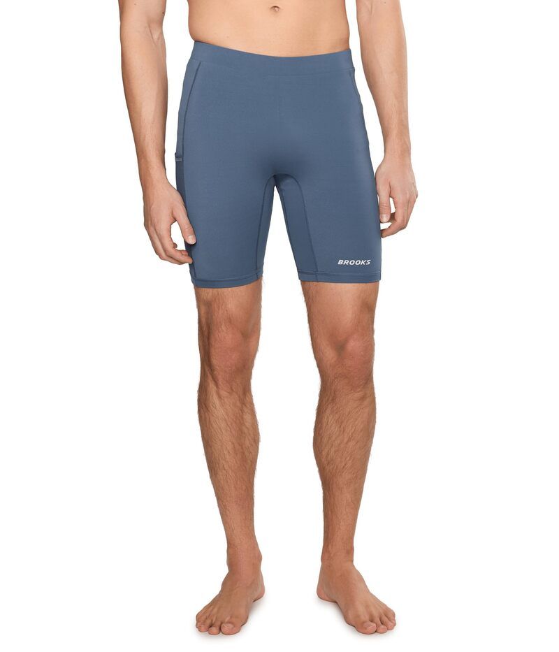 ブルックス メンズ ボトムス ハーフパンツ・ショーツ Brooks Movement Half Tight Steel Blue ブルー