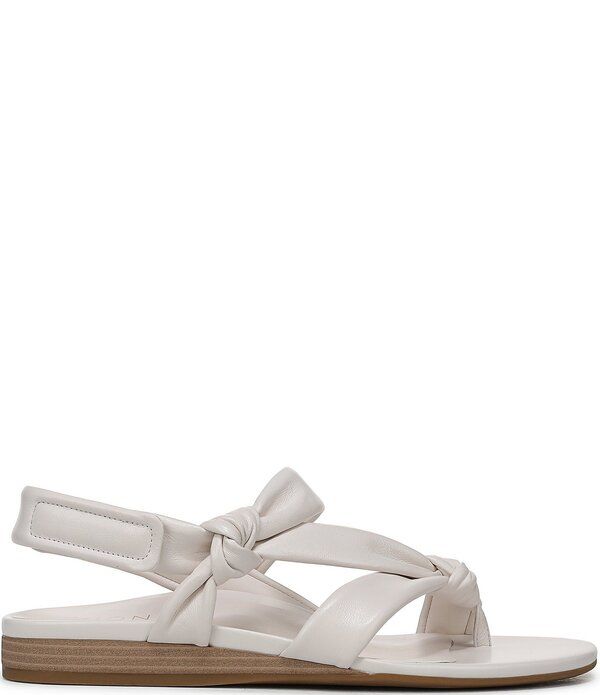 バイオニック レディース シューズ サンダル ミニ レザー Vionic Geneva Leather Thong Mini Wedge Sandalsea Salt