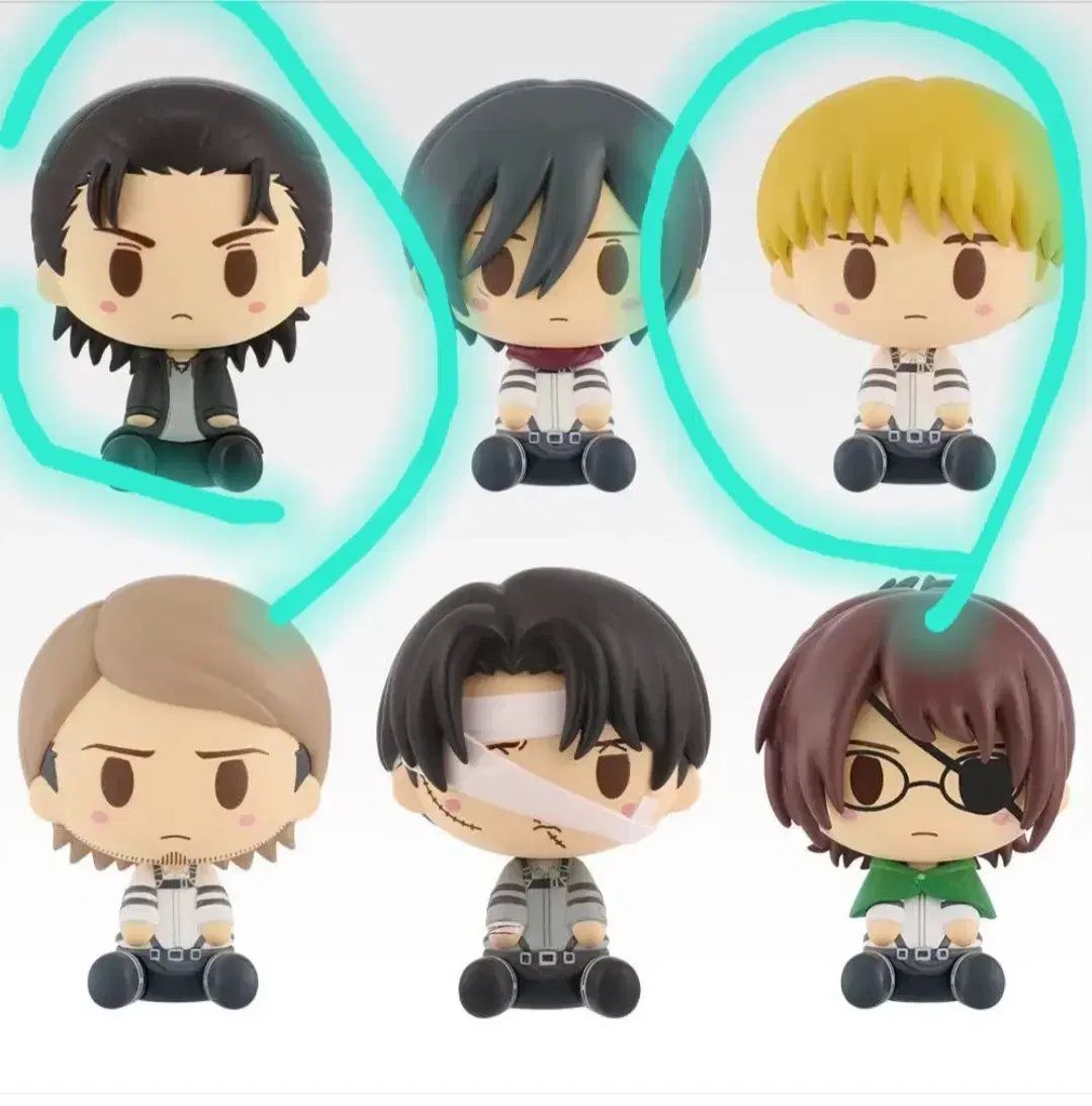 進撃の巨人のちょこのっこ エレン&アルミン 未開封 まとめ