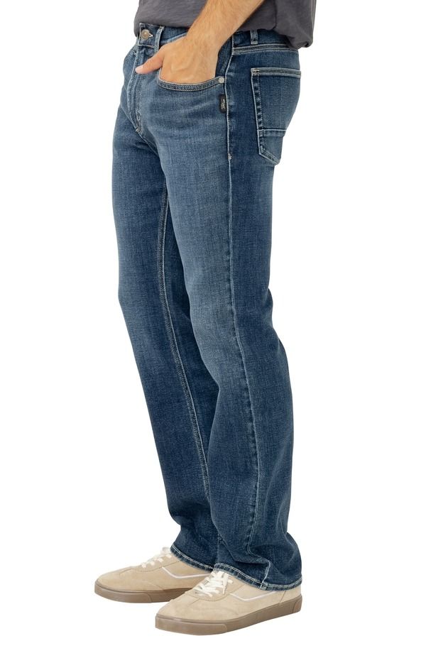 シルバー ジーンズ メンズ ボトムス デニムパンツ ブーツカット ブーツ Silver Jeans Co Jace Slim Bootcut Jeans Tate
