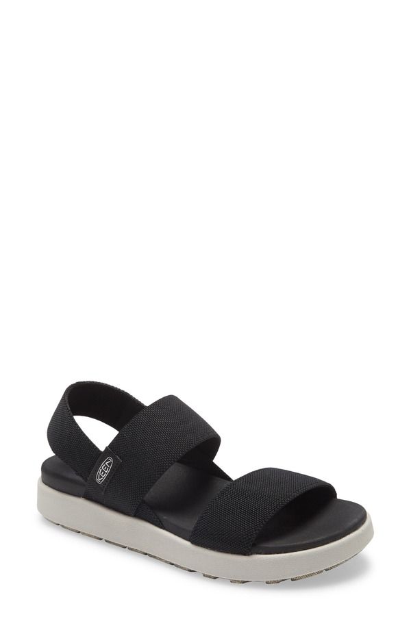 キーン レディース シューズ ヒール サンダル KEEN Elle Webbing Strap Sandal Black ブラック