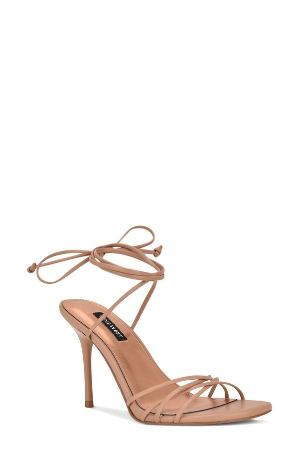 ナインウェスト レディース シューズ ヒール サンダル アンクル Nine West Opelankle Wrap Sandalight Natural