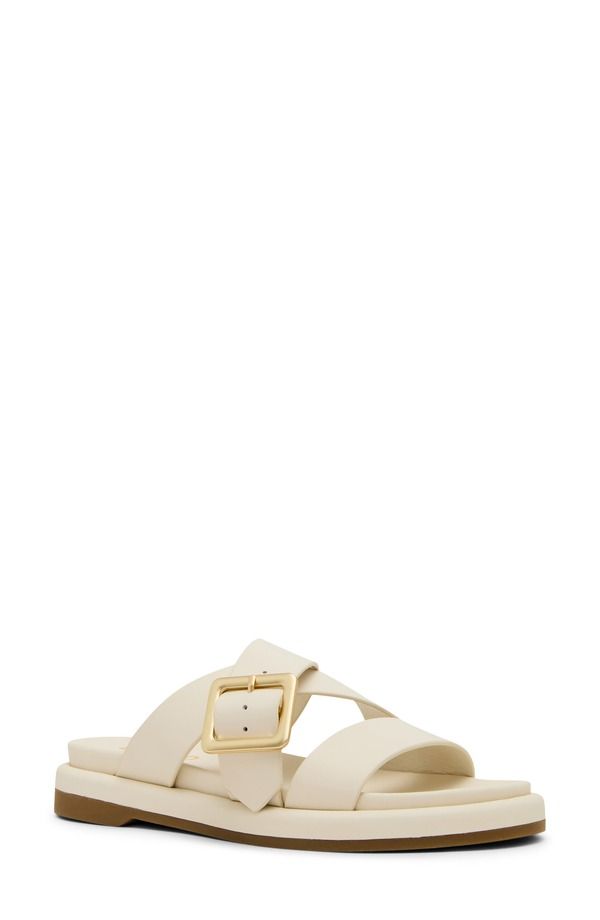 ブロンド レディース シューズ ヒール サンダル Blondo Larah Waterproof Sandal White Leather ホワイト