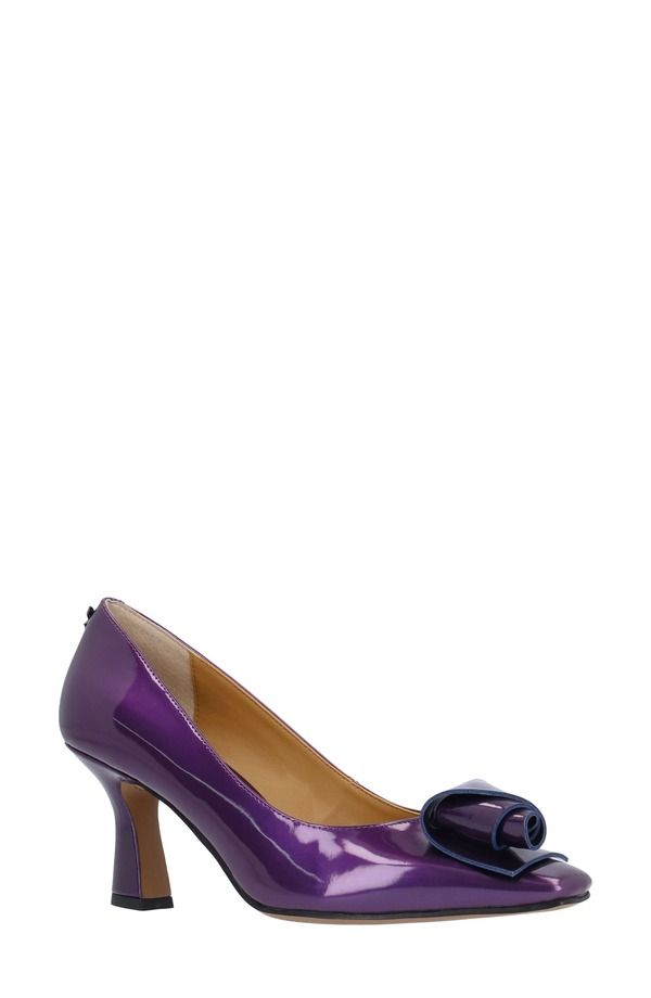 ジェイレニー レディース シューズ ヒール J Rene Karali Pointed Toe Pumpurple パープル
