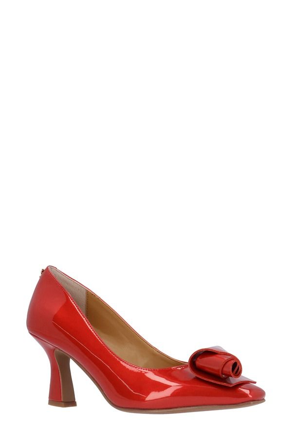 ジェイレニー レディース シューズ ヒール J Rene Karali Pointed Toe Pump Red レッド