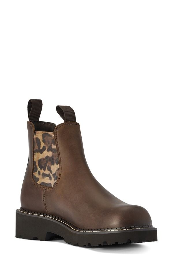アリアト レディース シューズ ブーツ・レインブーツ チェルシーブーツ チェルシー Ariat Lug Sole Chelsea Boot Distressed Tan タン