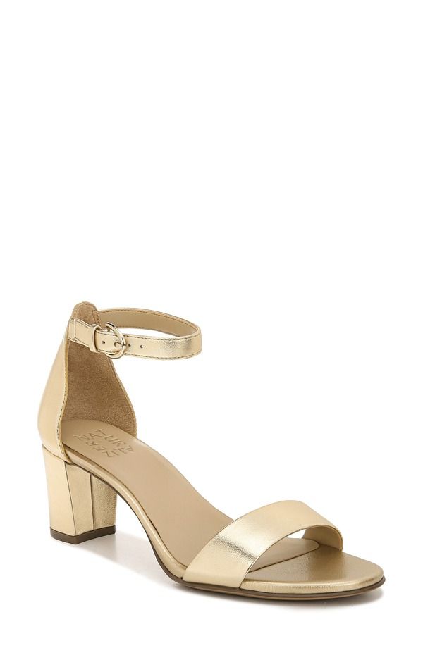 ナチュライザー レディース シューズ ヒール サンダル アンクル Naturalizer True Colors Verankle Strap Sandal Dark Gold Leather ゴールド