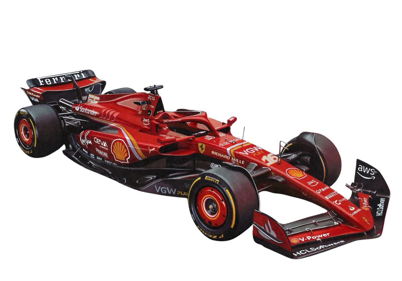 ホビーデザイン Hobby Design レーシングカー 1/20 Hobby Design Alpha Model フェラーリ SF24 F1 2024 フルレジンキット AM03-0014 (4571619464379) 28,600円