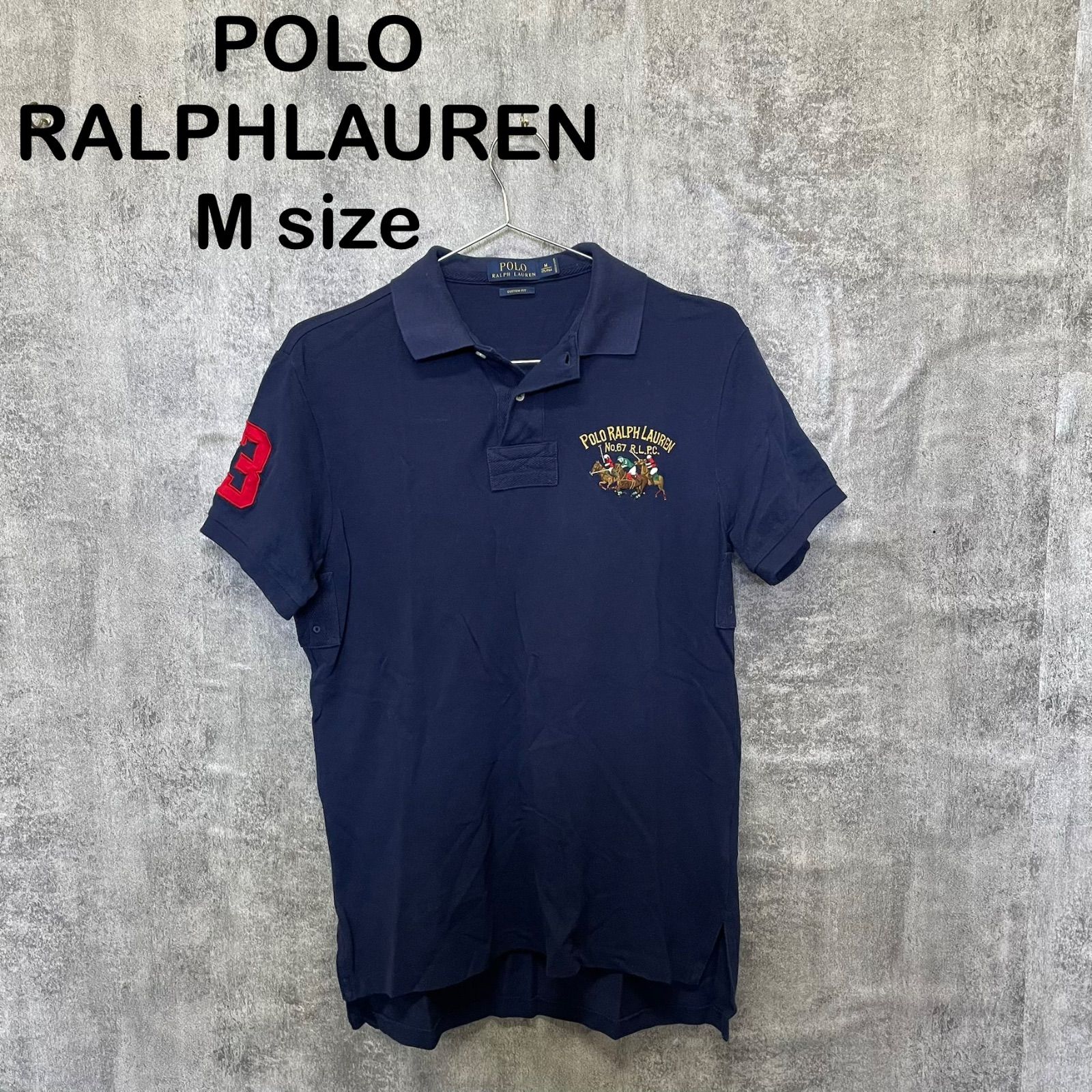 Y-775】POLO RALPH LAUREN ポロラルフローレン CUSTOM FIT ビッグ 