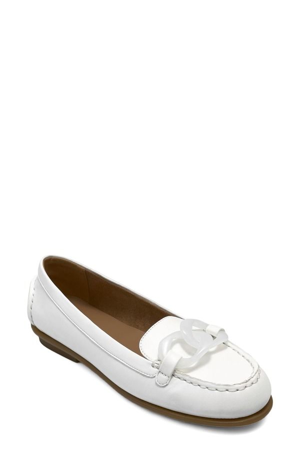 エアロソールズ レディース シューズ スリッポン・ローファー Aerosoles Wysteria Loafer Bright White ホワイト