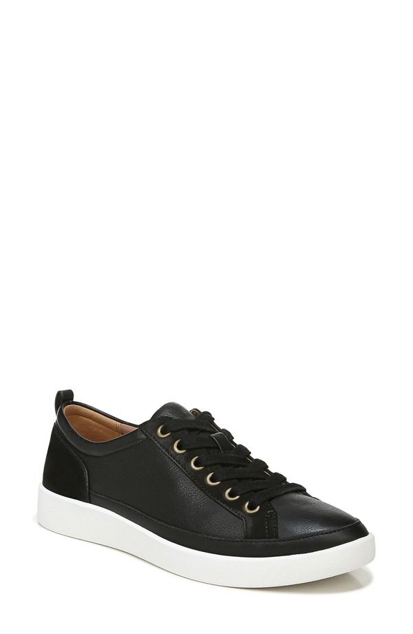 バイオニック レディース シューズ スニーカー Vionic Winny Low Top Sneaker Black Smooth ブラック