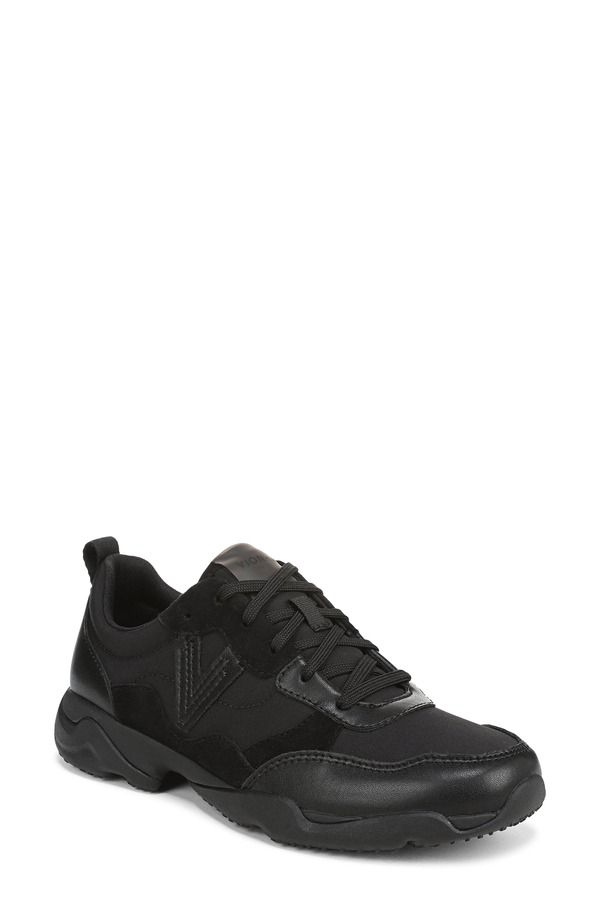 バイオニック レディース シューズ スニーカー Vionic Slim Glide Sneaker Black Black ブラック