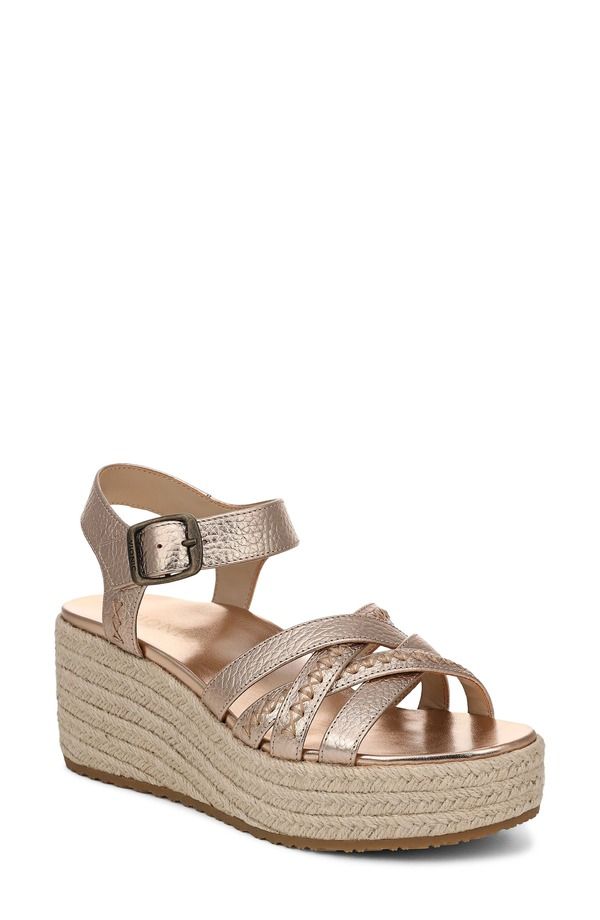 バイオニック レディース シューズ ヒール プラットフォーム Vionic Danal Platform Wedge Bronze