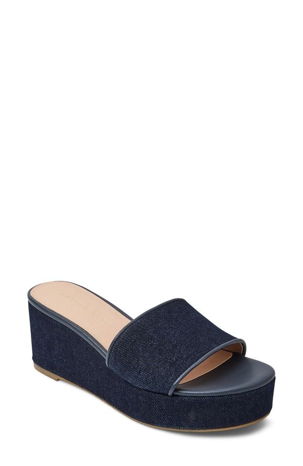 ジャックロジャース レディース シューズ ヒール プラットフォーム サンダル Jack Rogers Bay Platform Wedge Sandal Indigo インディゴ