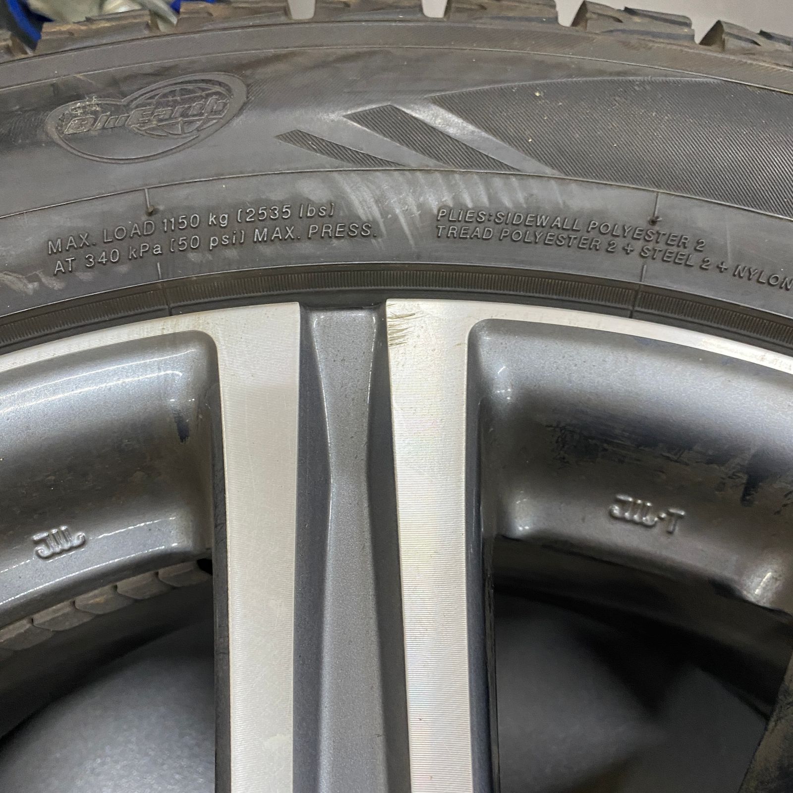 21インチ 5H/PCD150 +54 レクサス LX570純正ホイール YOKOHAMA