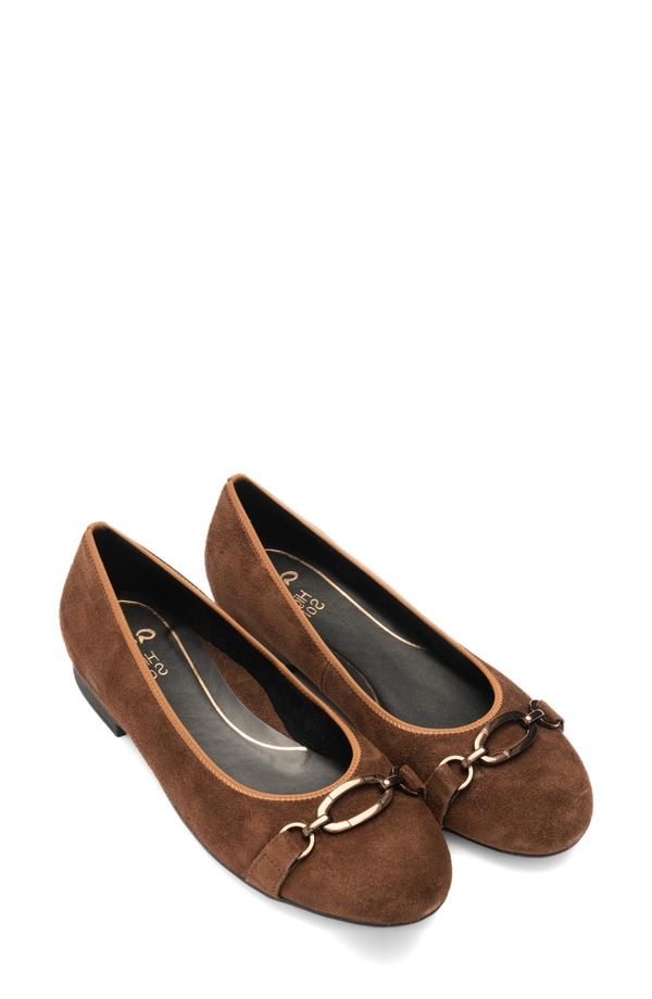 アラ レディース シューズ パンプス ara Siene Flat Brown ブラウン