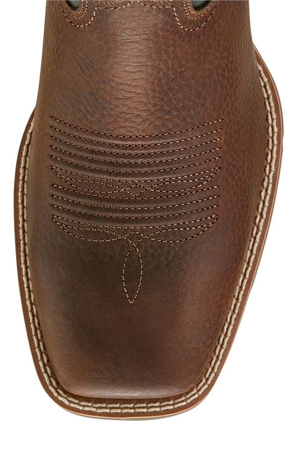 アリアト メンズ シューズ ブーツ・レインブーツ Ariat Sport Outdoor Square Toe Cowboy Boot Brown Oiled Rowdy Tack Green グリーン