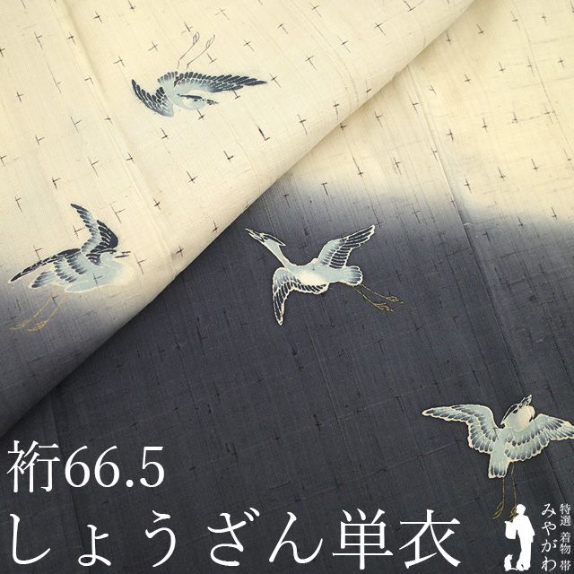 新古品】 しょうざん 生紬 訪問着 単衣 着物 正絹 春 秋 金彩加工