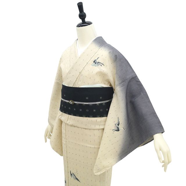 新古品】 しょうざん 生紬 訪問着 単衣 着物 正絹 春 秋 金彩加工