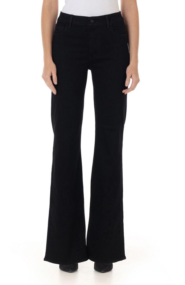 フィデリティ デニム レディース ボトムス デニムパンツ ジーンズ Fidelity Denim Katie High Rise Classic Flare Jeans Jett