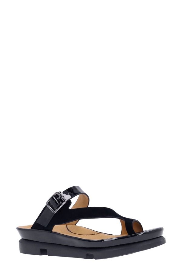 ラモールドピード レディース シューズ ヒール サンダル LAmour des Pieds Alanza Toe Loop Sandal Black ブラック