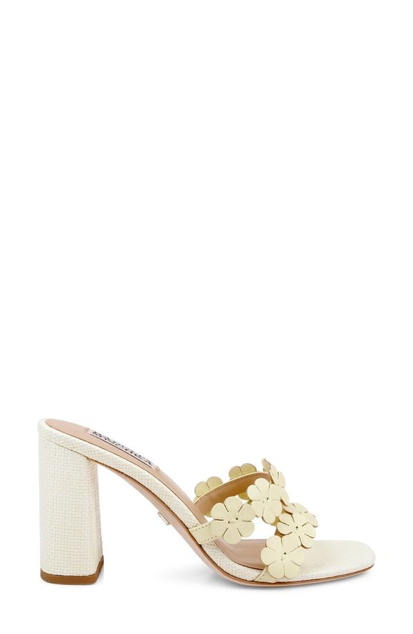 バッドグレイミッシカ レディース シューズ ヒール サンダル Badgley Mischka Collection Webster Slide Sandalime Leather ライム