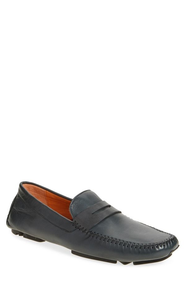 ロバート ツア メンズ シューズ スリッポン・ローファー Robert Zur Sven Penny Loafer Navy ネイビー