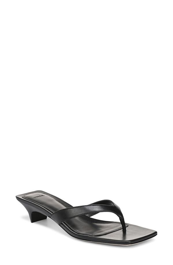 ヴィンス レディース シューズ ヒール Vince Sanjuan Flip Flop Black ブラック