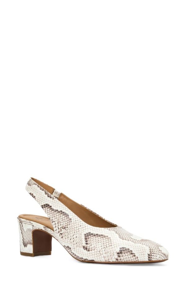 アクアタリア レディース シューズ ヒール Aquatalia Trevi Slingback Pump Snake Leather
