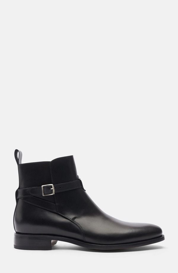 スカロッソ メンズ シューズ ブーツ・レインブーツ SCAROSSO Libero Jodhpur Boots Black Calf ブラック