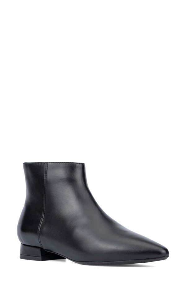 アクアタリア レディース シューズ ブーツ・レインブーツ Aquatalia Prisilla Pointed Toe Weatherproof Zip Bootie Black ブラック
