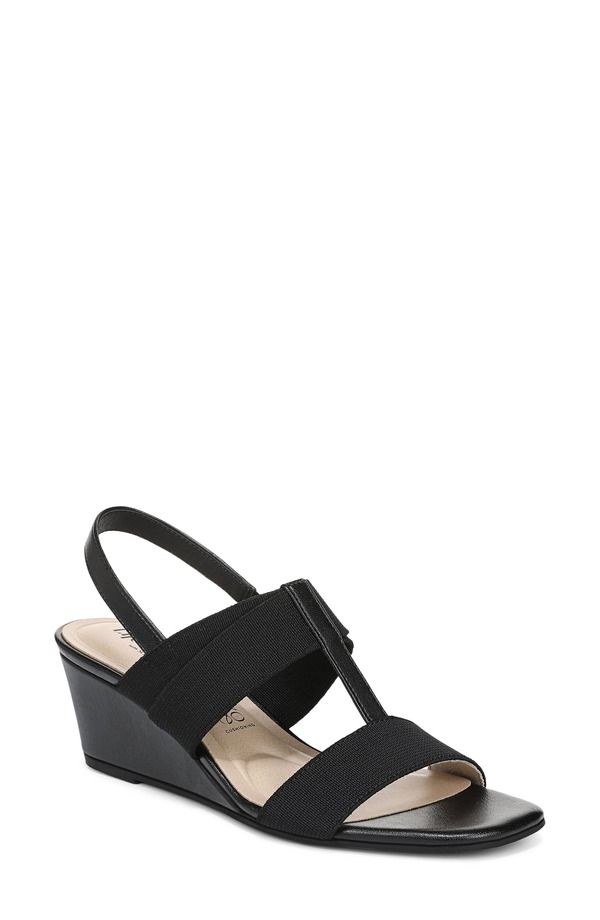 ライフストライド レディース シューズ ヒール サンダル LifeStride Sweet Slingback Wedge Sandal Black ブラック