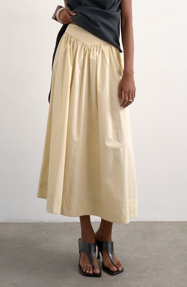 トップショップ レディース ボトムスカート マキシ Topshop Saloon Maxi Skirt Buttermilk