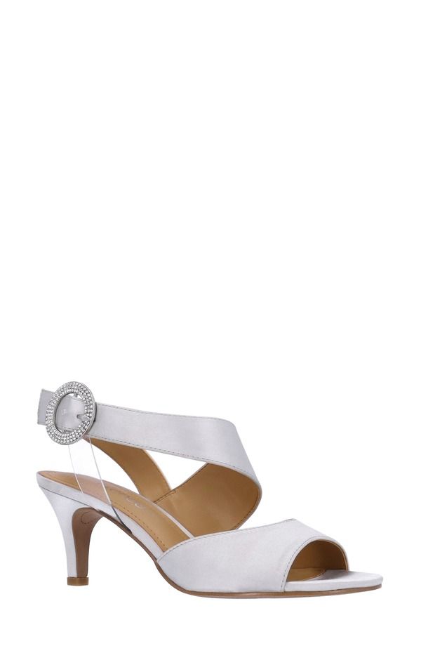 ジェイレニー レディース シューズ ヒール サンダル J Rene Safira Sandal Steel Grey グレー